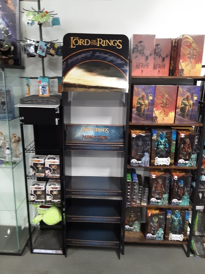 Lord of the Rings merchandise at Dragon's Hoard 
