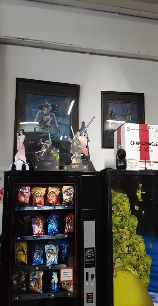 Dragon's Hoard merchandize inside the store