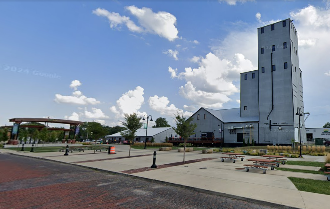 Depot Street Park side view from Google Maps