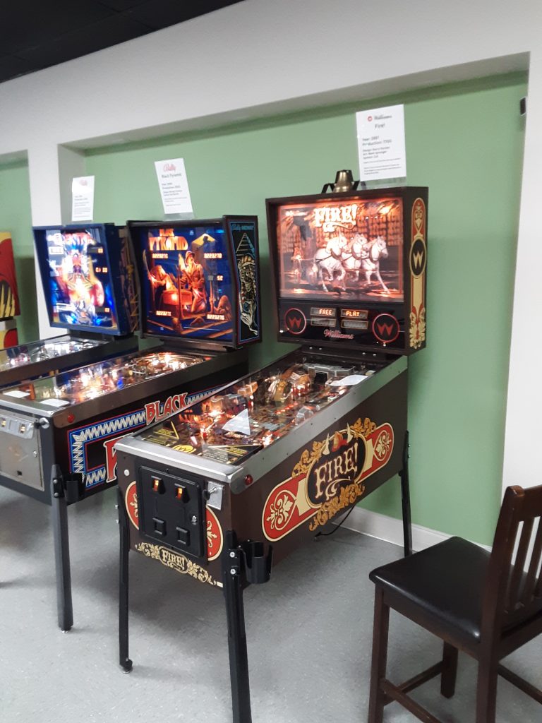 pinball machine museum Greensboro
